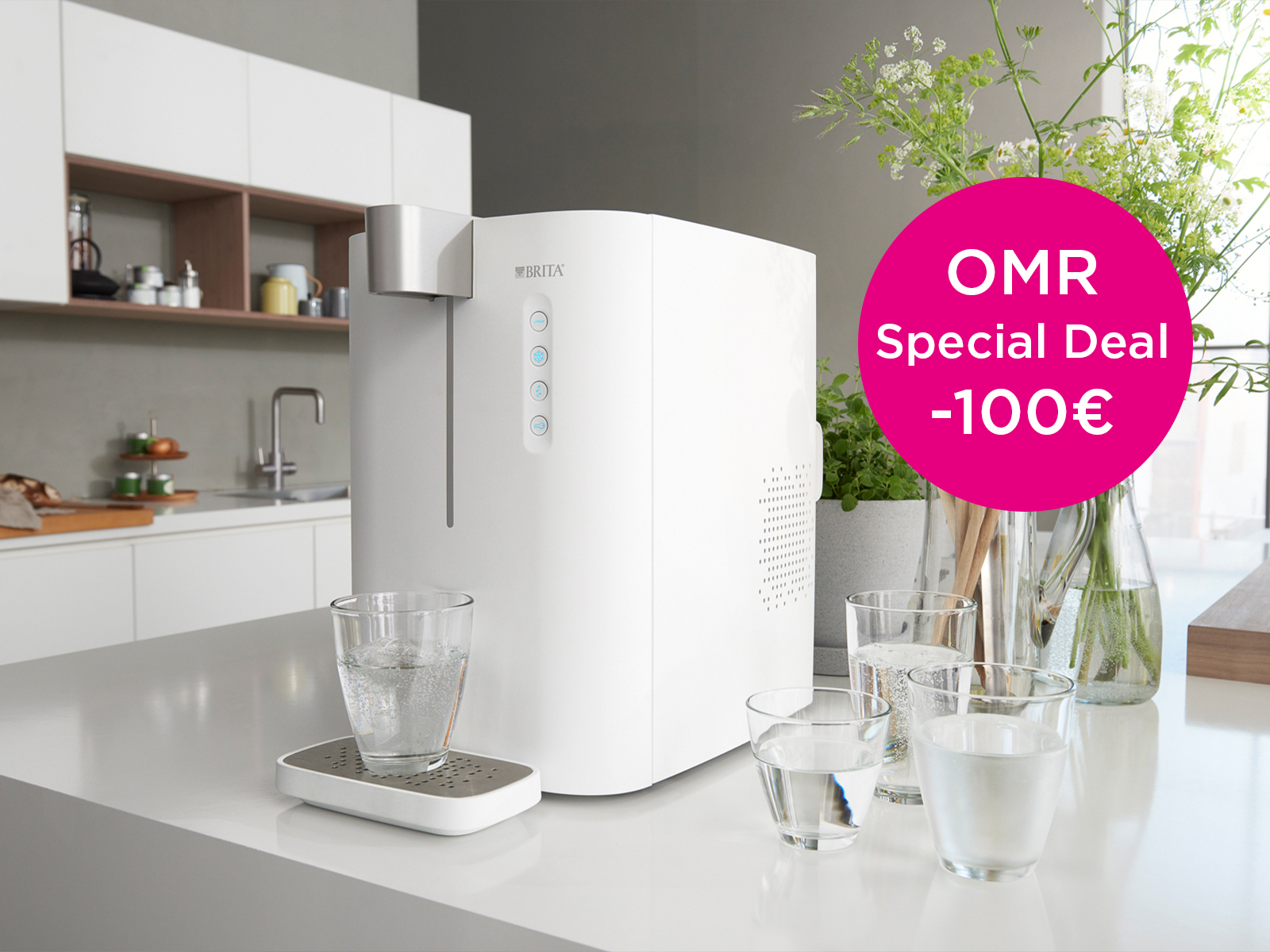 BRITA yource pro top mit 100 € OMR Deal Störer