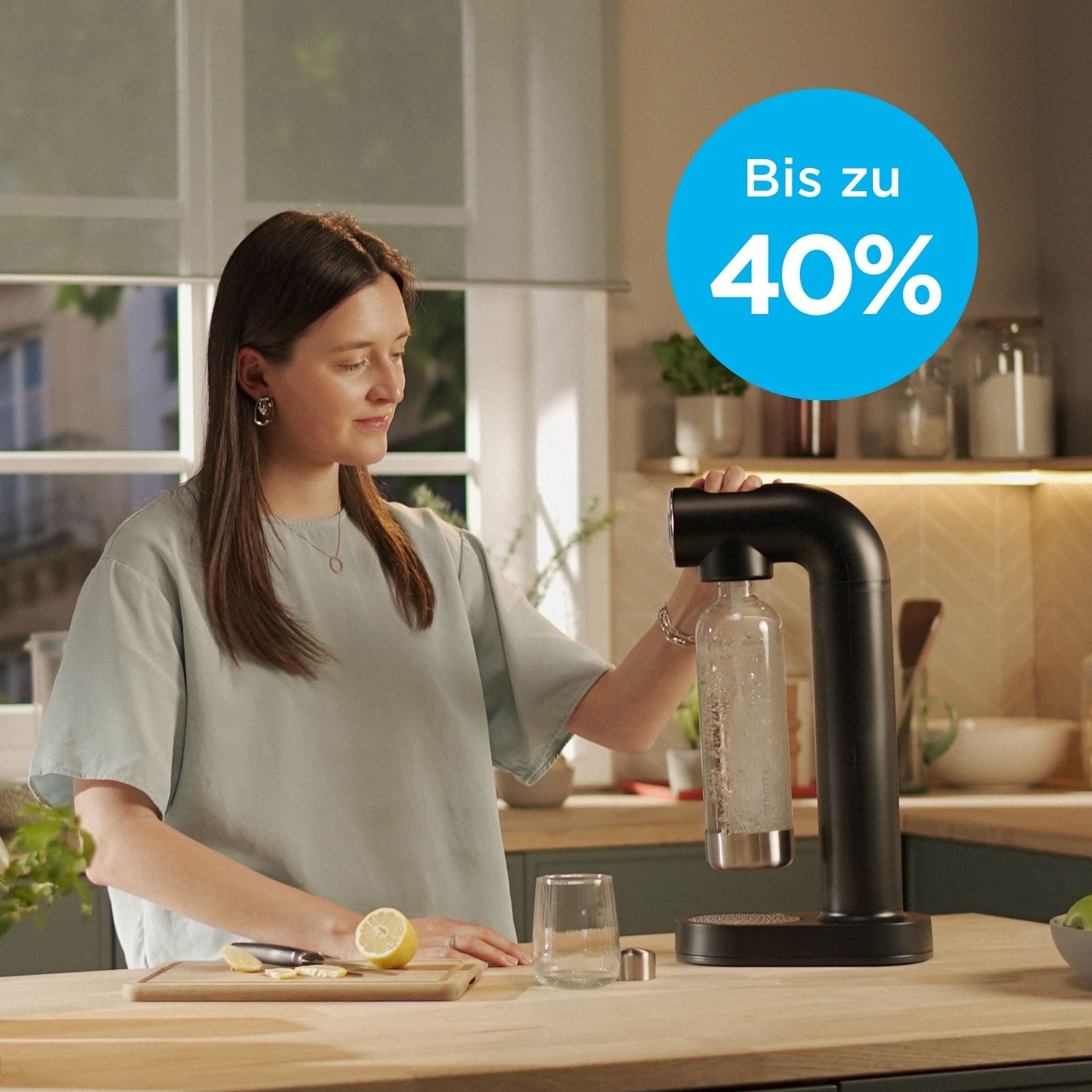 BRITA Kampagne im Juni 2026: Spare bis zu 40% auf Sprudler