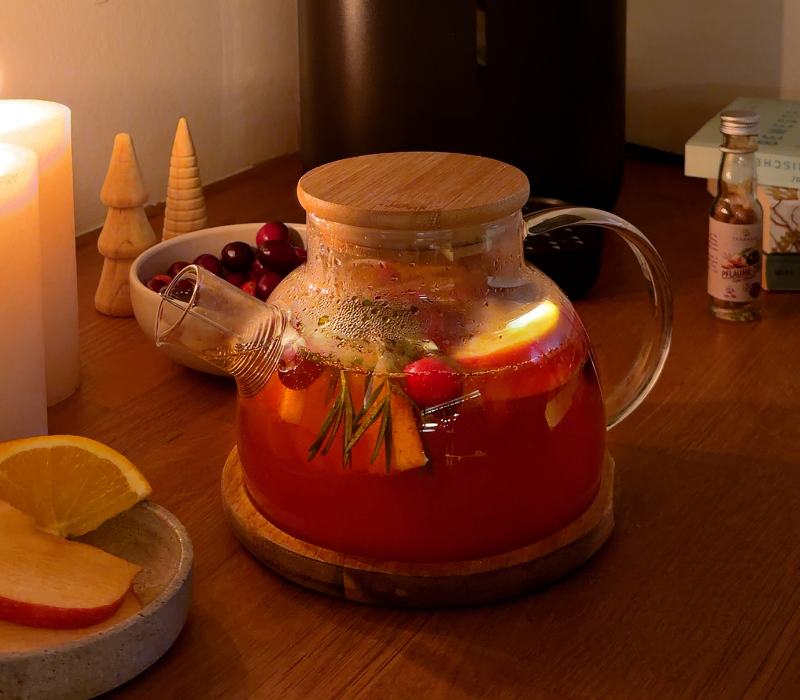 Wintertee Rezept – Gemütlicher Pflaume-Zimt Tee aus dem BRITA Cube