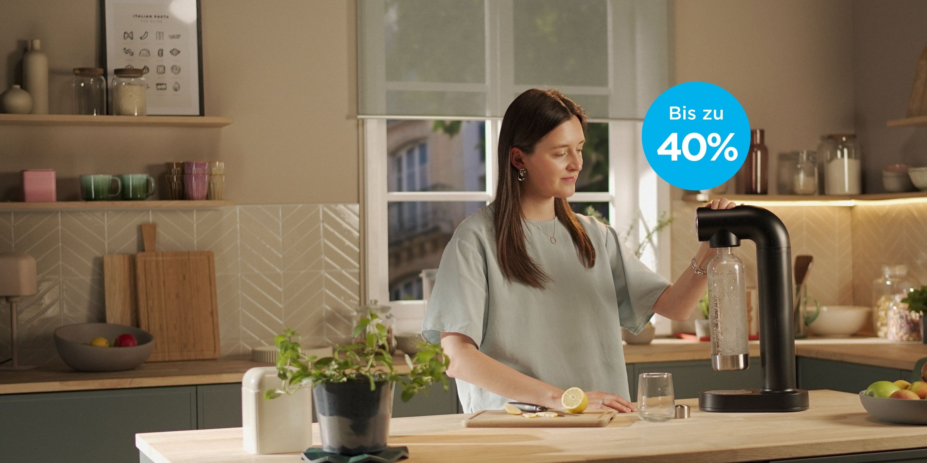 BRITA Kampagne im Juni 2026: Spare bis zu 40% auf Sprudler