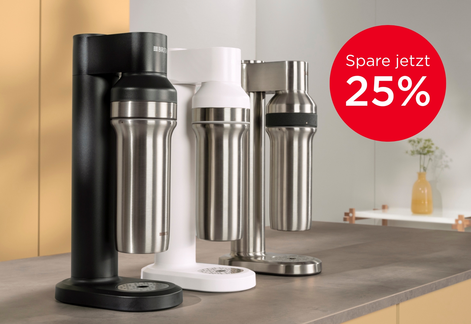 25% Deal auf BRITA Wassersprudler