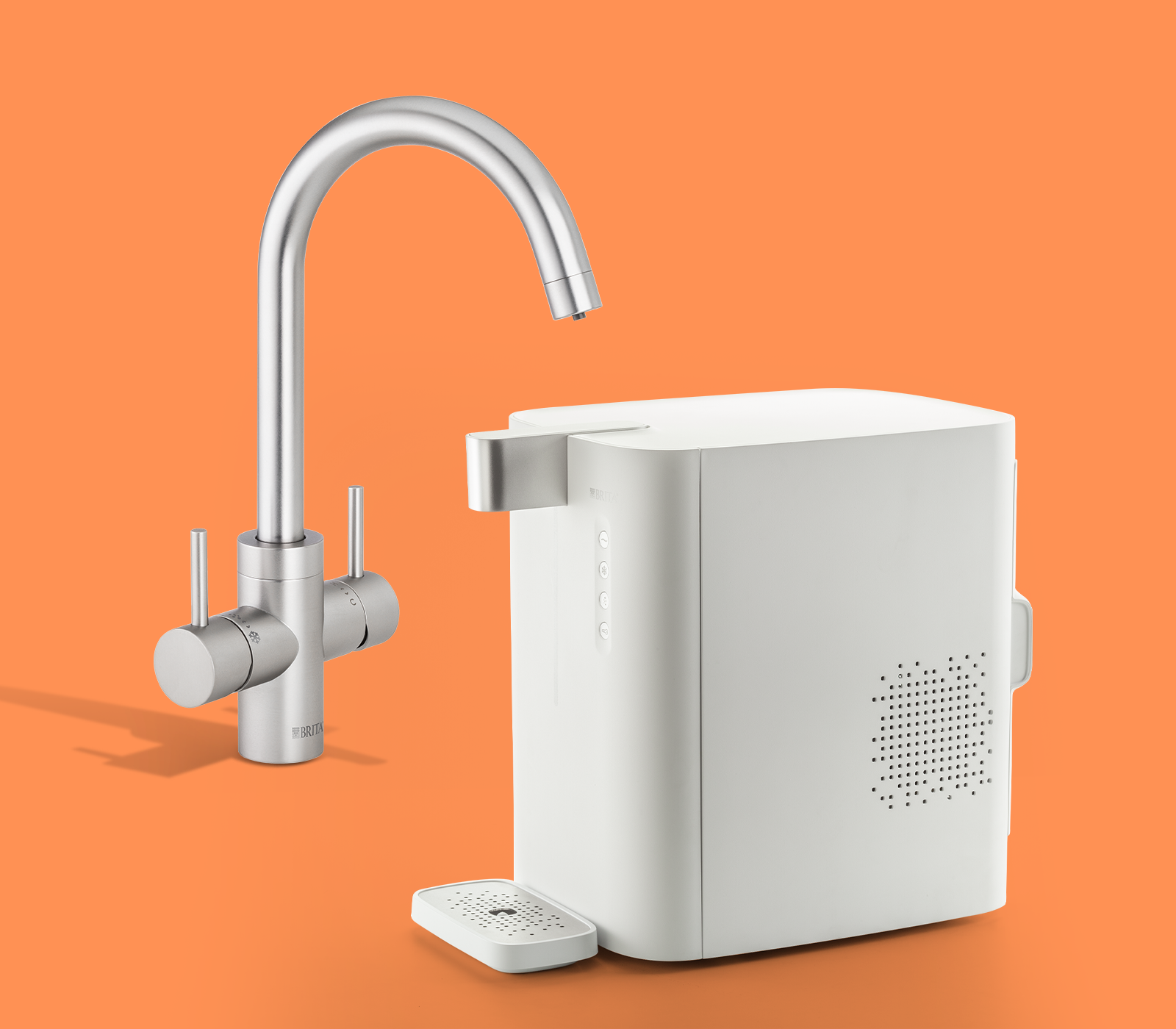 yource pro select und yource pro top auf orangenem Hintergrund