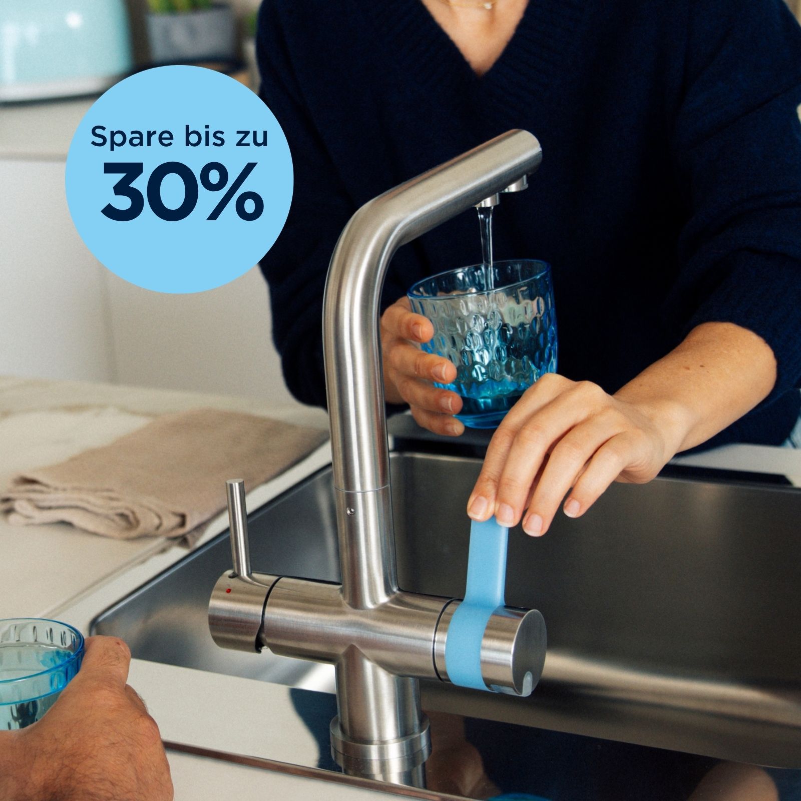 BRITA 3-Wege Wasserhahn mit 30% Störer