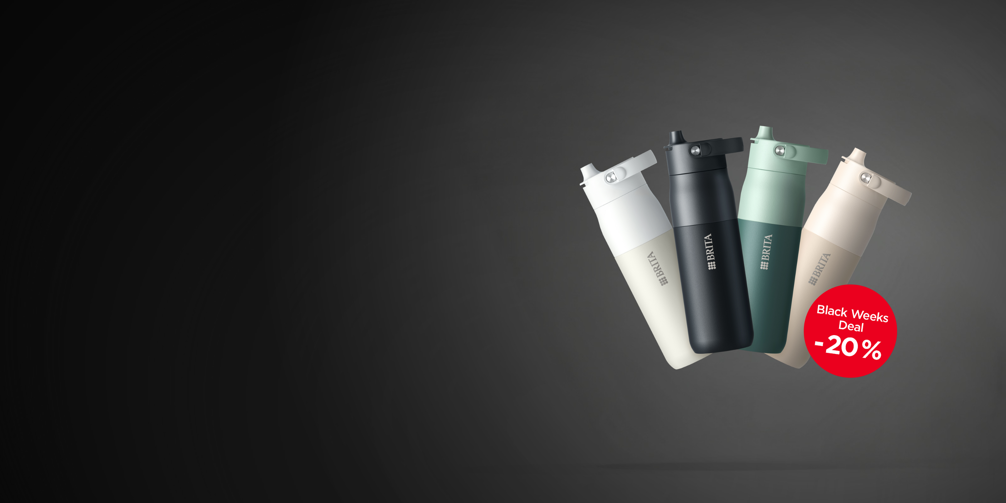 BRITA LARQ Black Weeks BRITA LARQ Trinkflaschen mit Black Weeks Angebot Störer