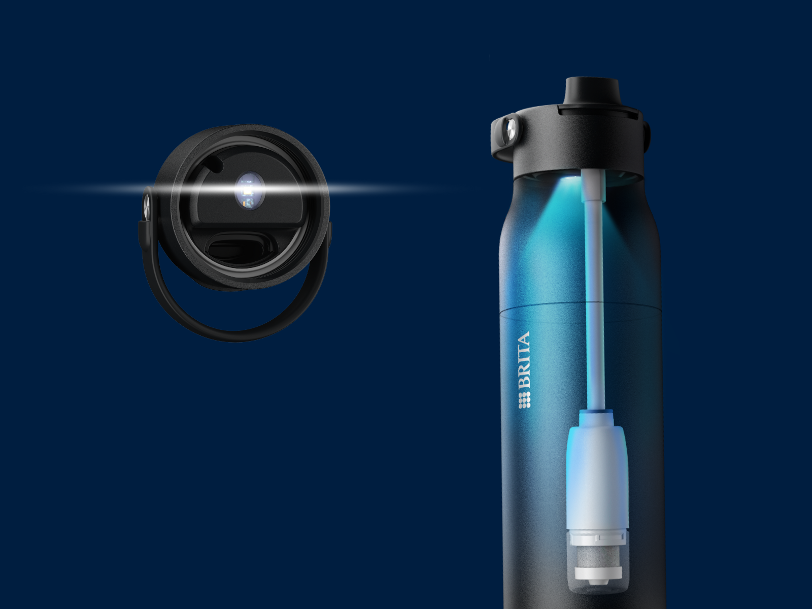 BRITA LARQ mit PureVis UV-C-Technologie