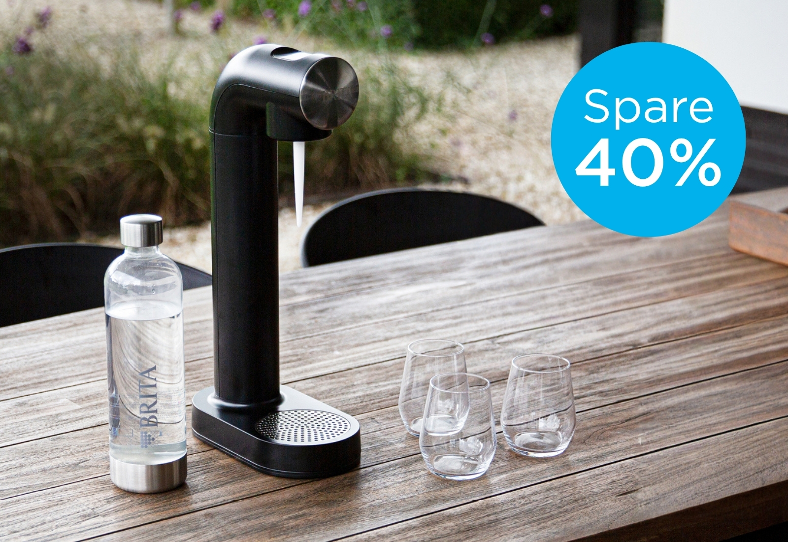 BRITA Sprudler sodaONE in schwarz mit 40% Deal-Störer