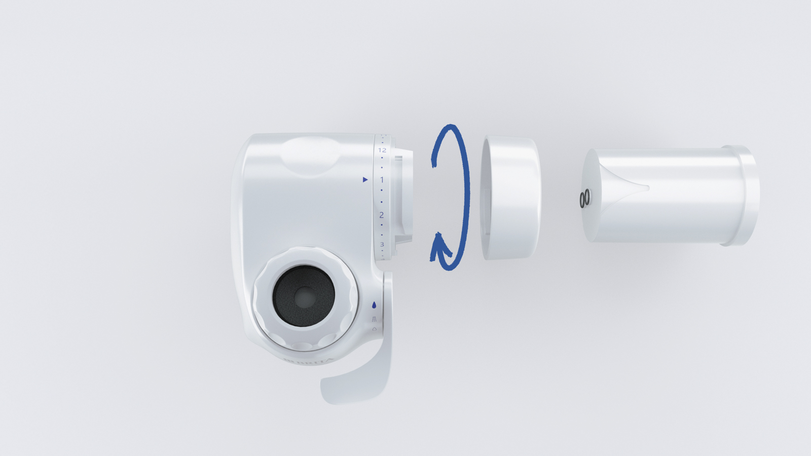 Hinweis zur Drehrichtung BRITA ON TAP V Filterkartusche Hinweis zur Drehrichtung der BRITA ON TAP V Filterkartusche