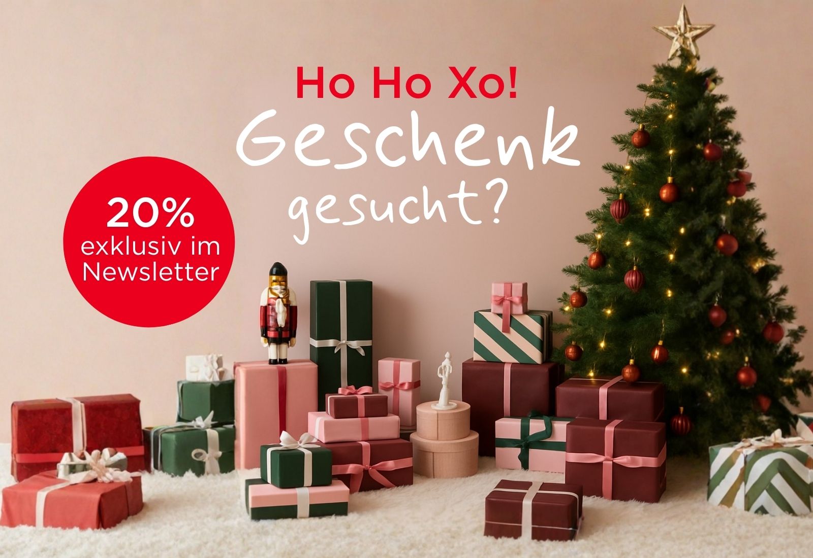 Weihnachtsbaum mit Geschenken von BRITA