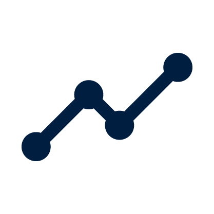 brita-brand-tracking-icon-2026 Ein Diagramm mit Punkten, das die Tracking-Funktion der BRITA LARQ iQ Trinkflasche symbolisiert.